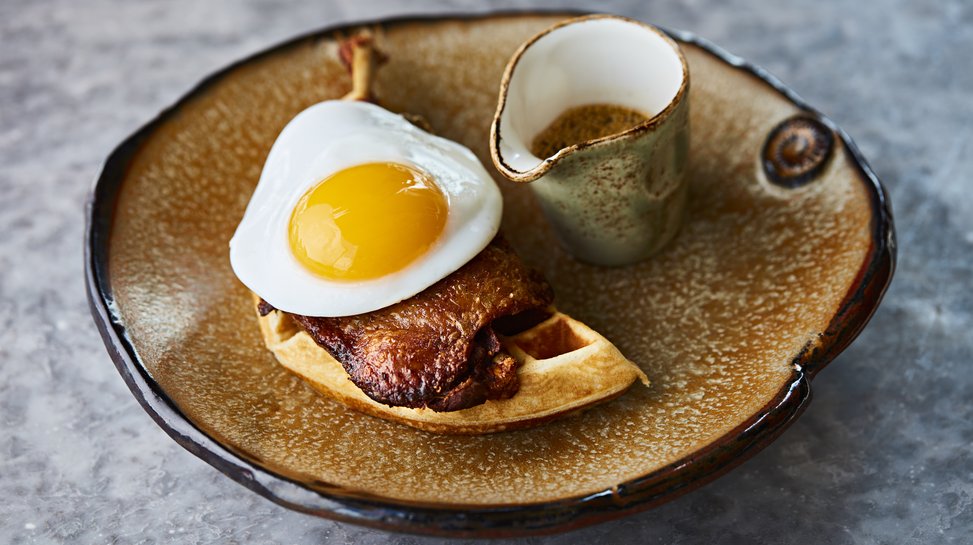 Duck & Waffle signature dishes Duck & Waffle
Lobster Roll
Foie Gras Crème Brûlée